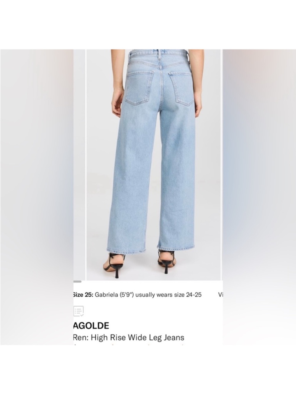 Agolde REN jeans - Picture 2 of 5